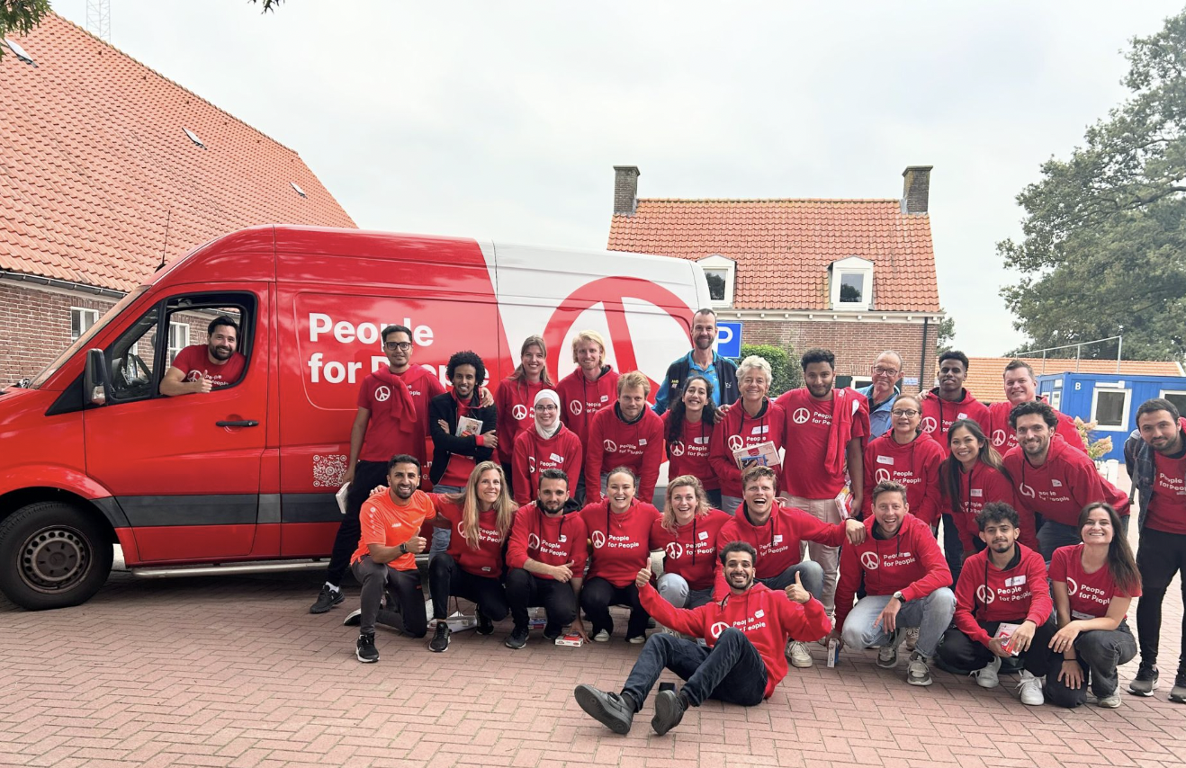 People for People team at Wierden asylum reception center