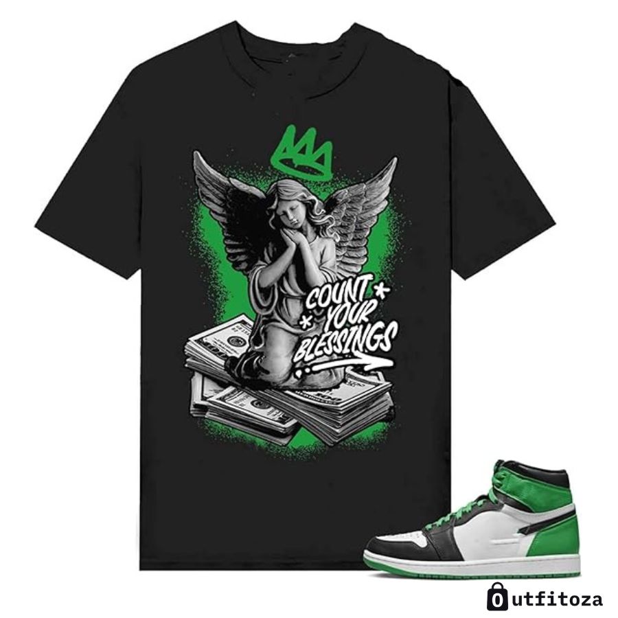 Jordan 1 Pine Green Shirt Bold Fashion Statement