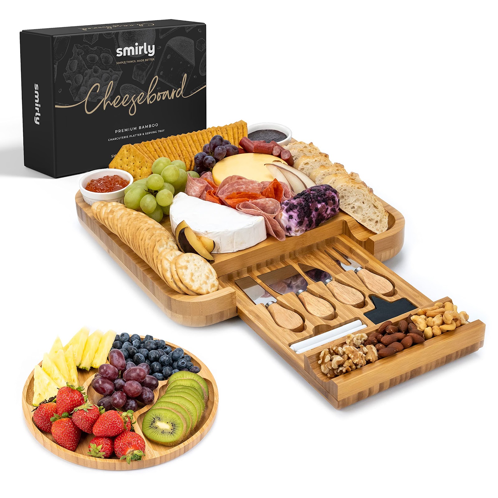 SMIRLY Charcuterie Boards Gift Set