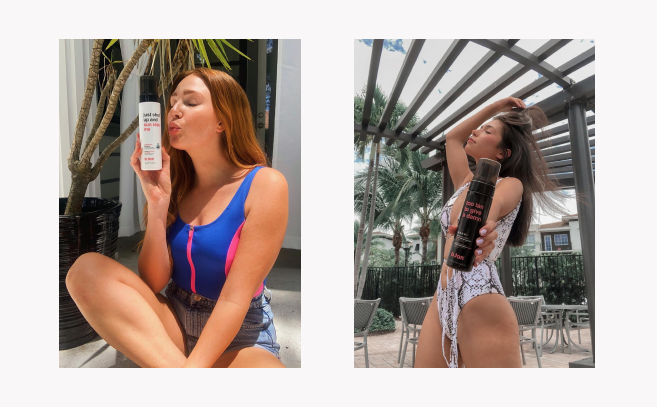 An Instagram UGC campaign for self-tanning products.
