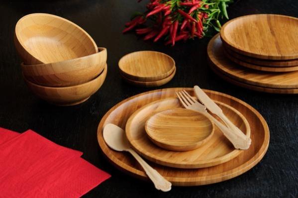 Wooden Tableware Set
