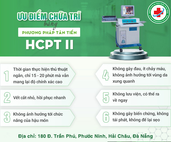 phương pháp chữa trĩ HCPT II