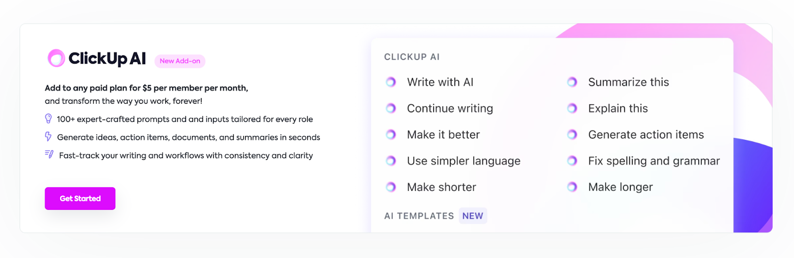 ClickUp AI Pricing