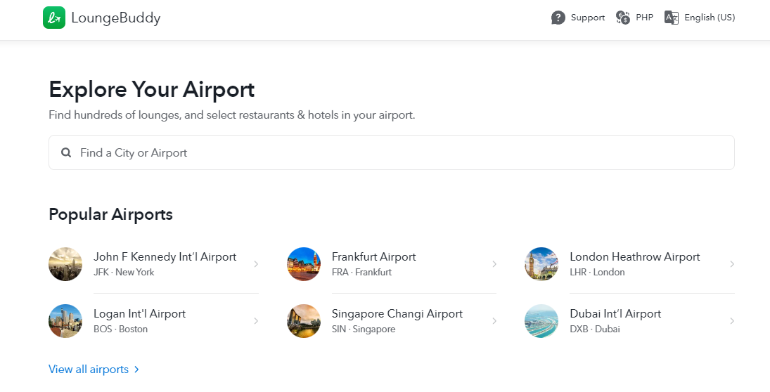 LoungeBuddy: App for Finding Airport Lounges