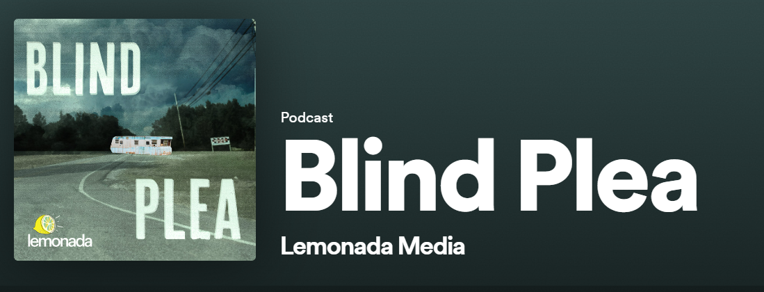 Blind Plea - Best true crime podcast 2023
