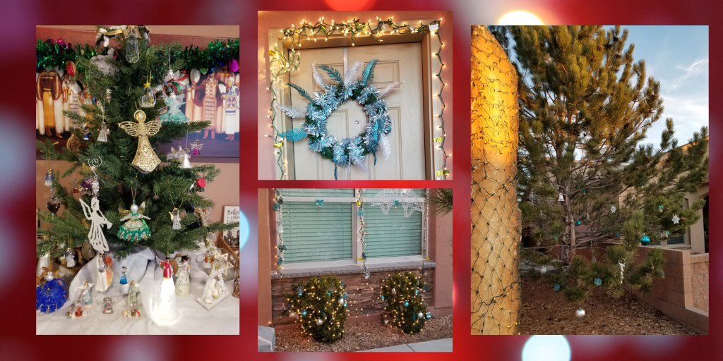 A collage of christmas decorations

Description automatically generated