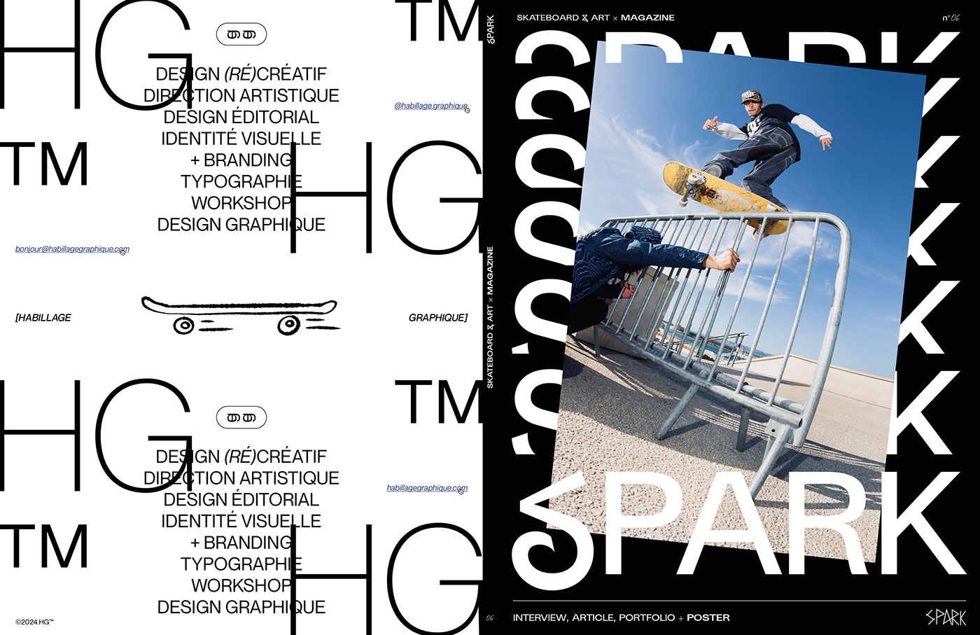 image from the Skate Art Merges in SPARK's Editorial Design and Graphic Design Showcase article on Abduzeedo