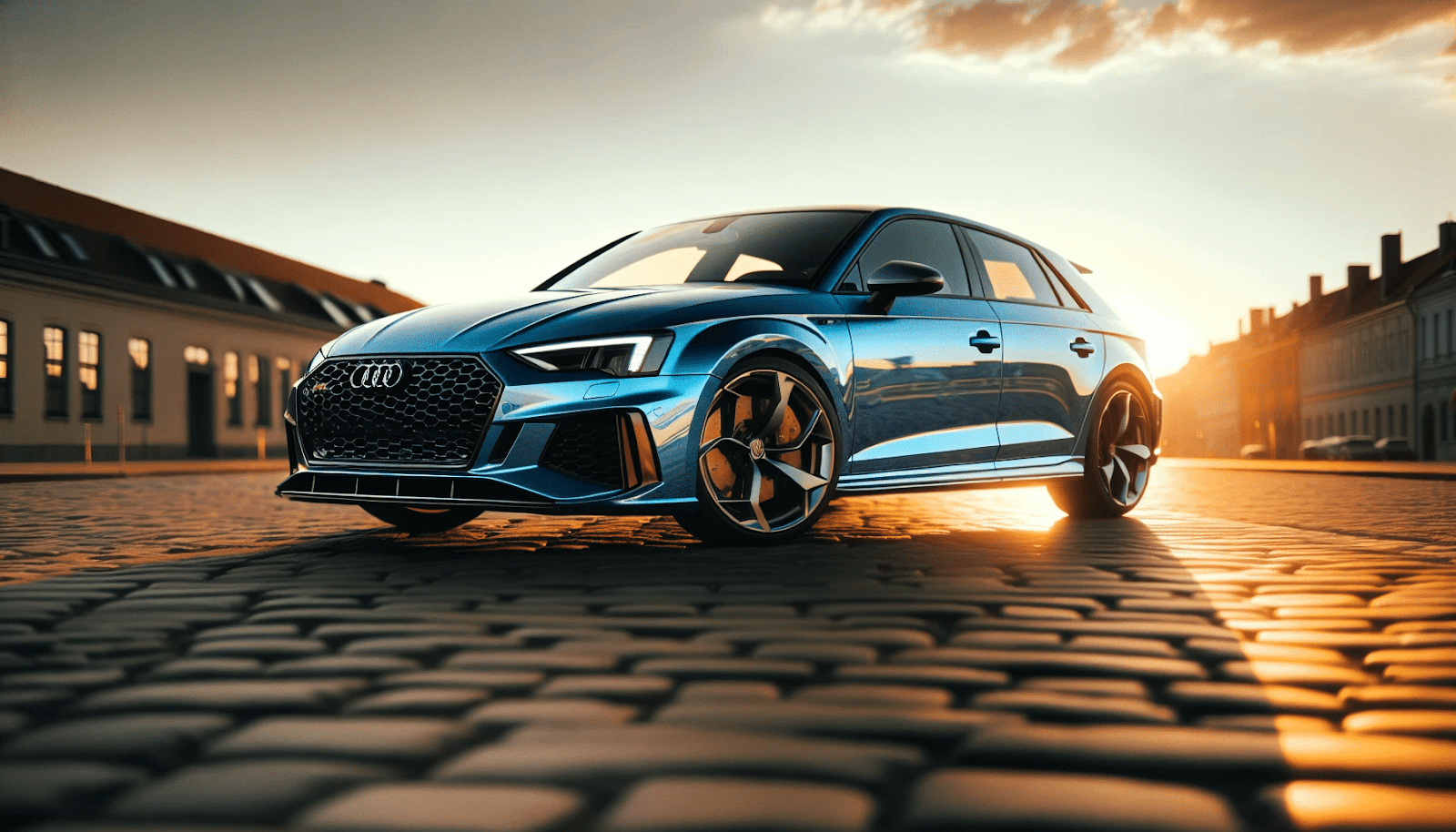 Sporty design of the 2024 Audi RS 3