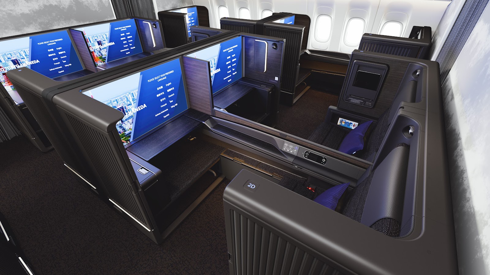 ANA First Class Suites on the Boeing 777-300ER.