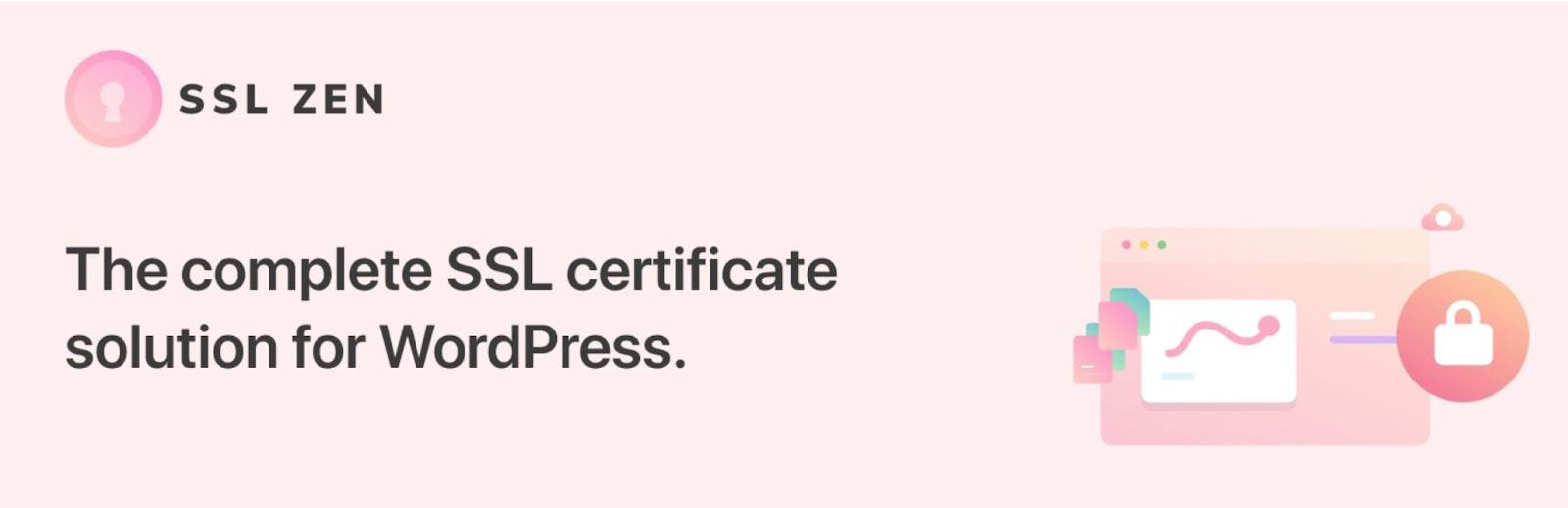WordPress SSL plugin, the SSL Zen plugin listing image at WordPress.org.