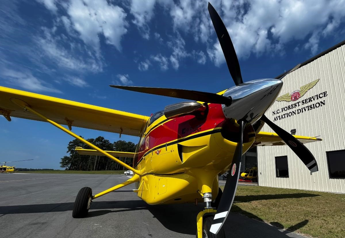 Kodiak 5-blade at NC Forest Service Aviation Division
