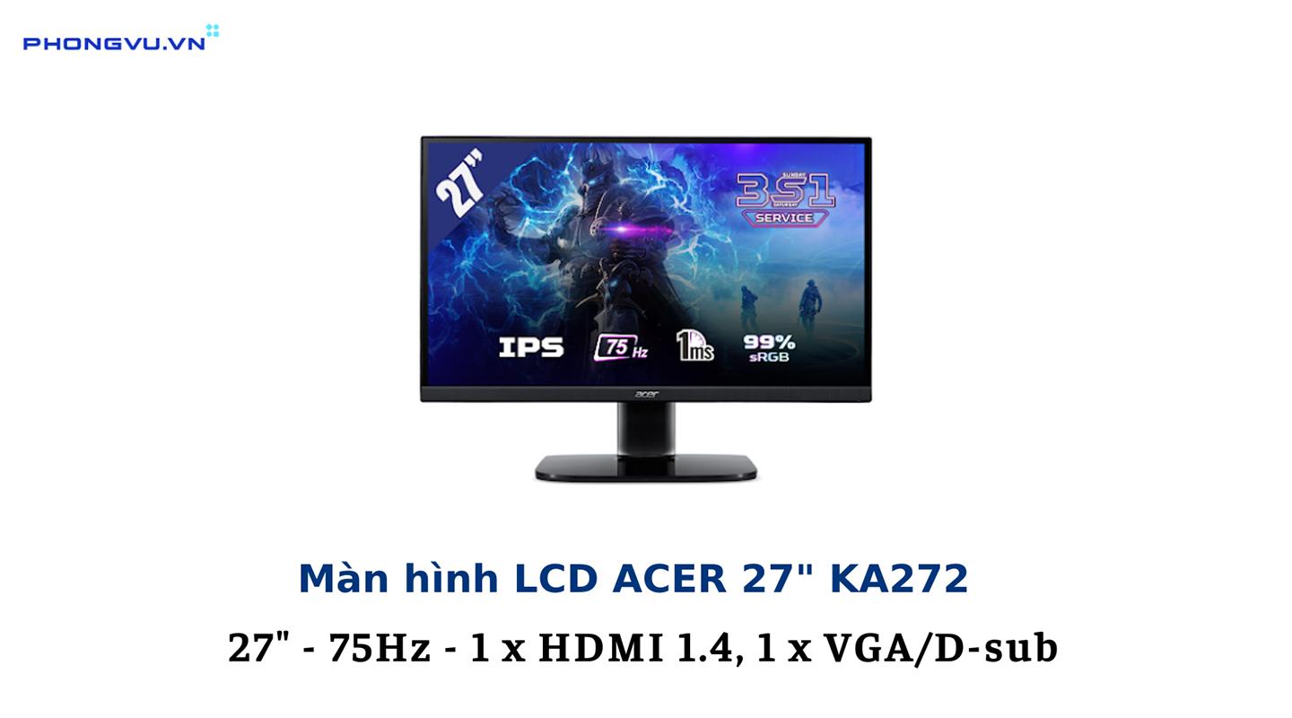 Màn hình chơi game LCD ACER KA272 27 inch