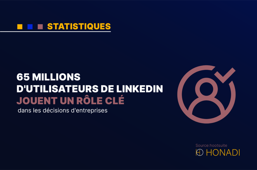 65 millions d'utilisateurs de LinkedIn jouent un rôle clé dans les décisions d'entreprises 