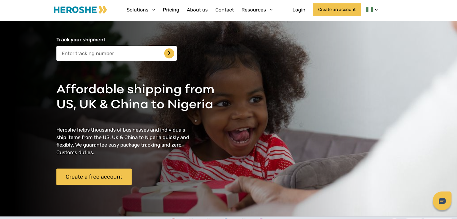 Affordable shipping from the US, UK & China to Nigeria