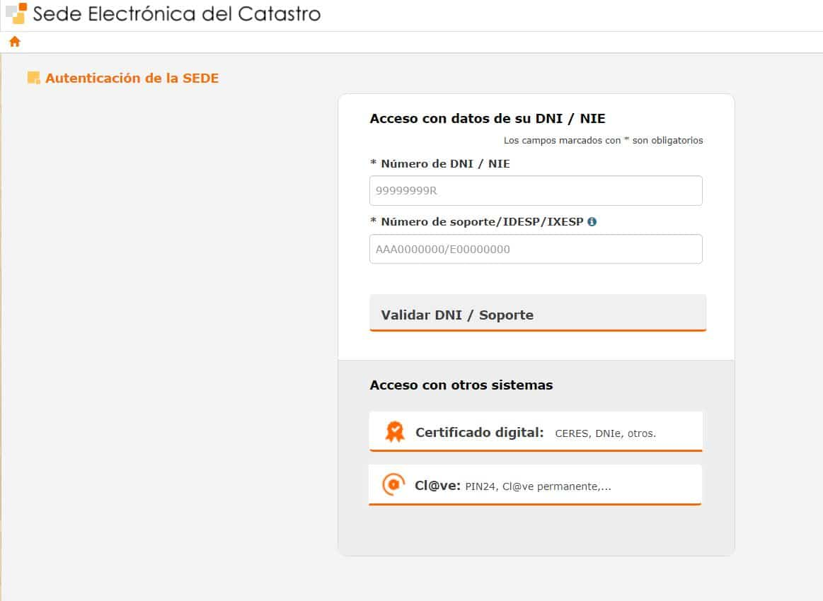 Identificación para saber valor catastral de una vivienda