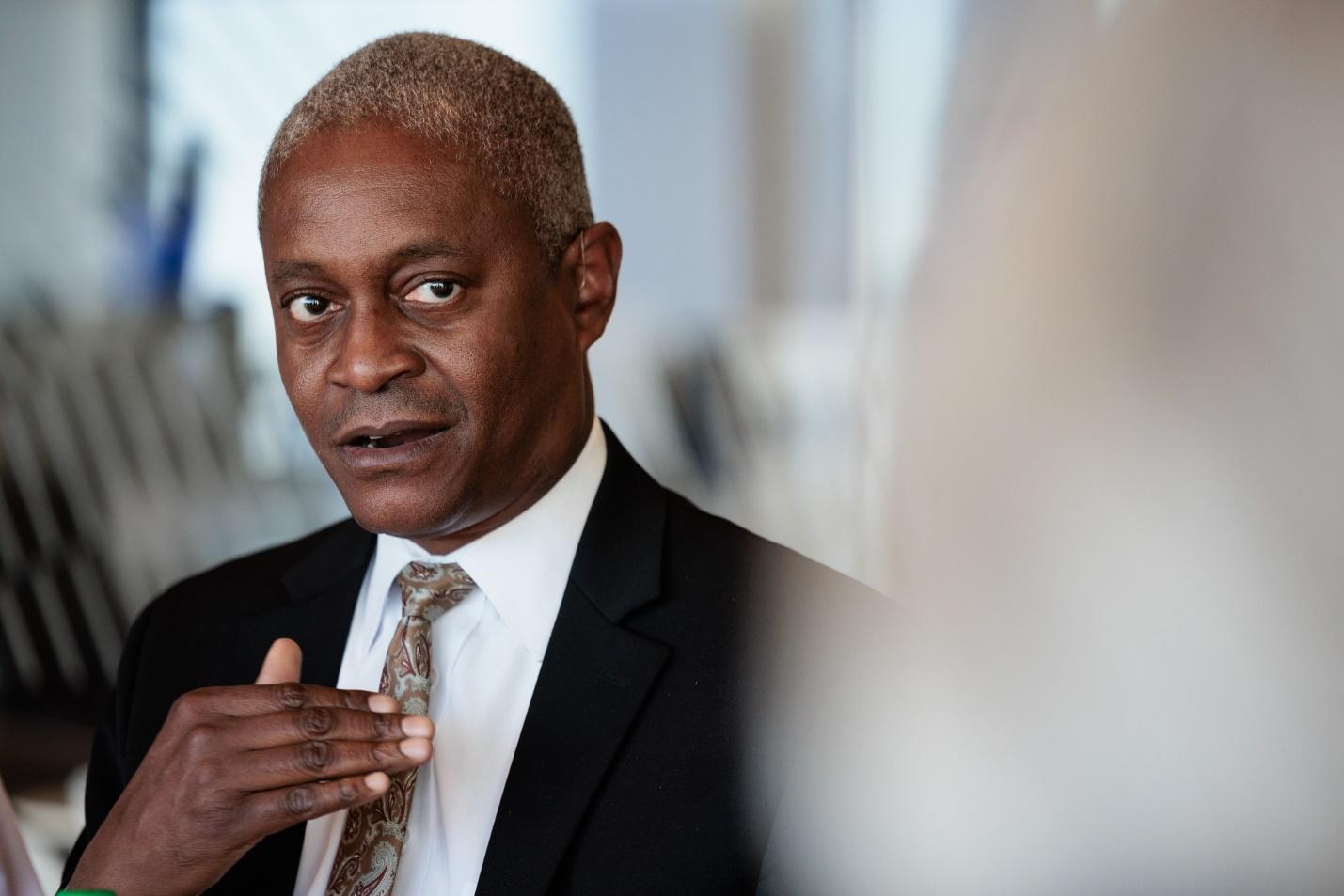 Fed's Bostic Says Evidence Points to Downward Path for Inflation - Bloomberg