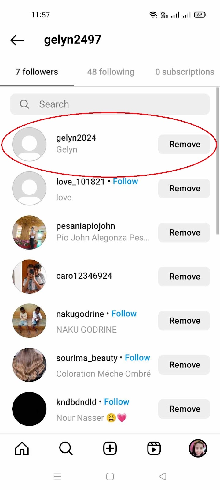 Hide Followers on Instagram - Find Account to Remove