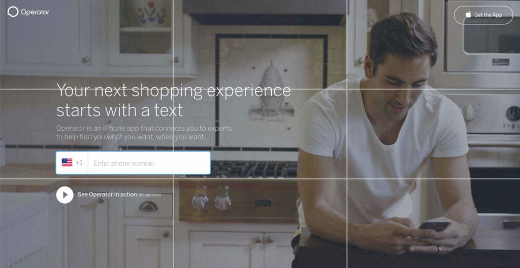The image is composed with a person on the right side, leaving the required space for the call to action on the left.