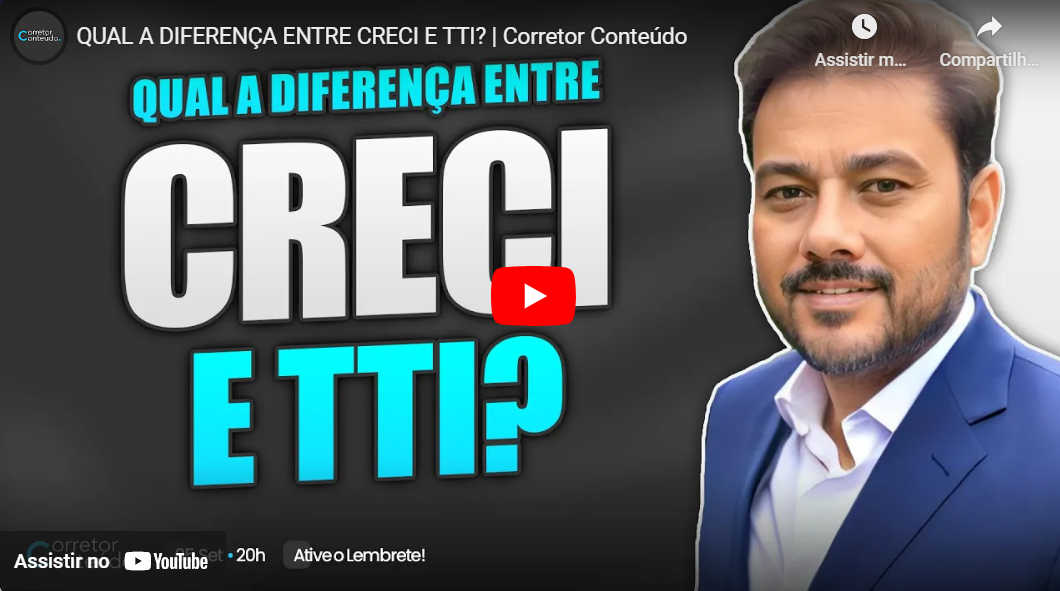 diferença entre creci e tti