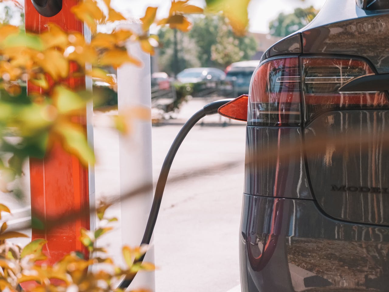 EV charging at a charging station
