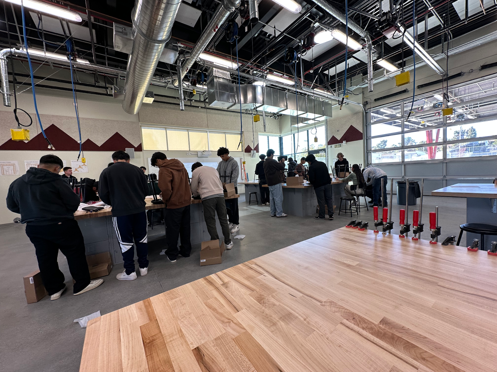 Construction and welding students will join a host of honored guests 
