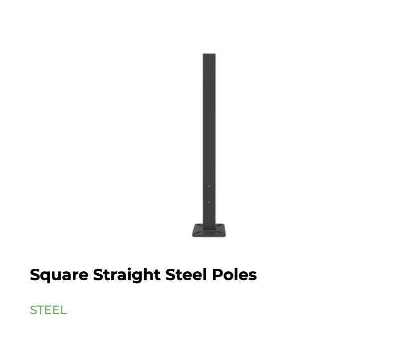 Square Steel Poles | Stouch Lighting