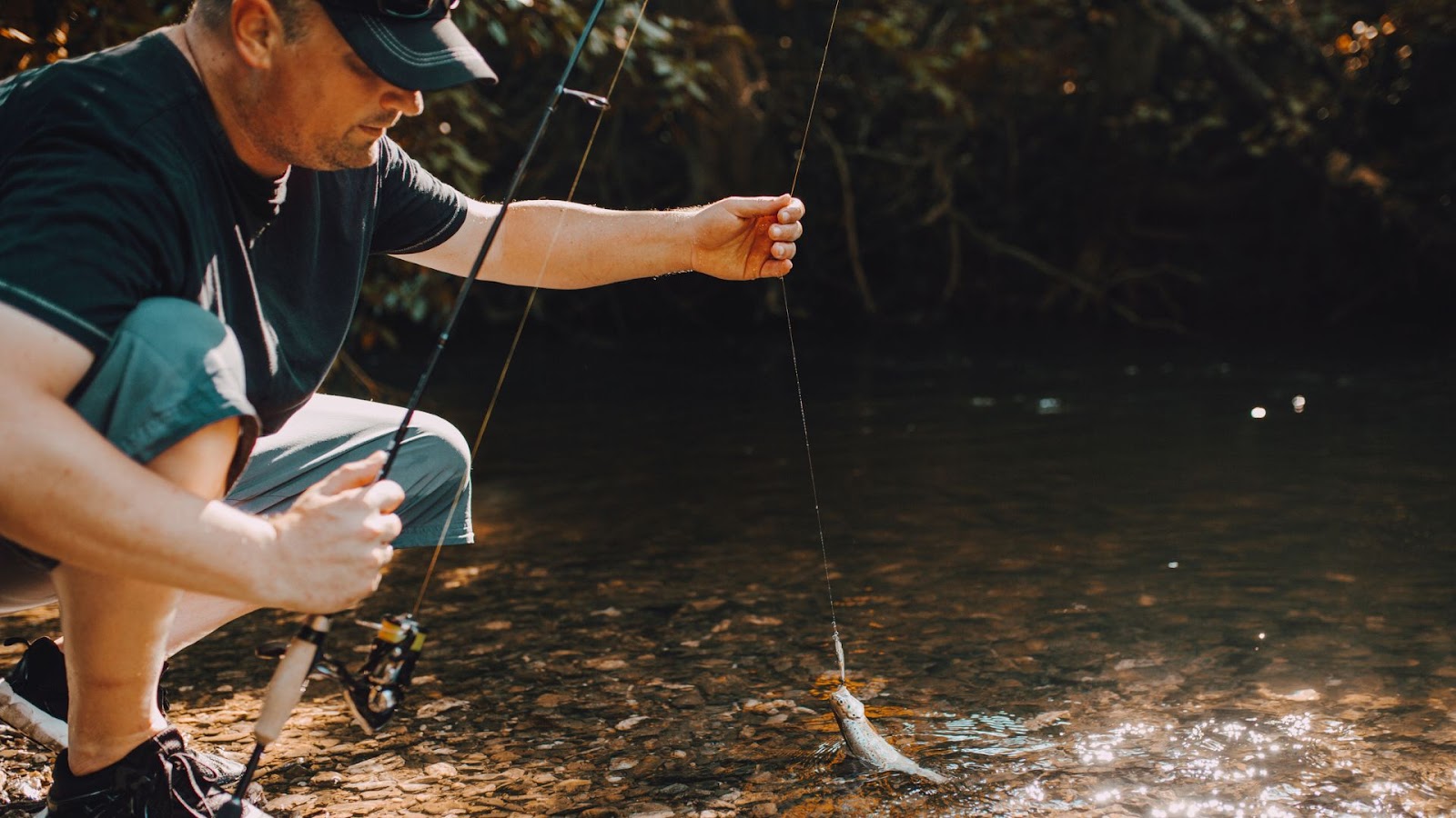 Perfect walleye fish spots