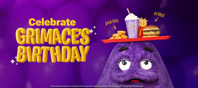 McDonald's marketing campaign Grimace birthday