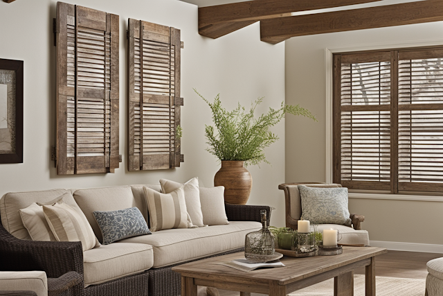 Rustic Wood Shutters