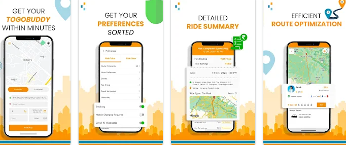 Togopool carpooling app