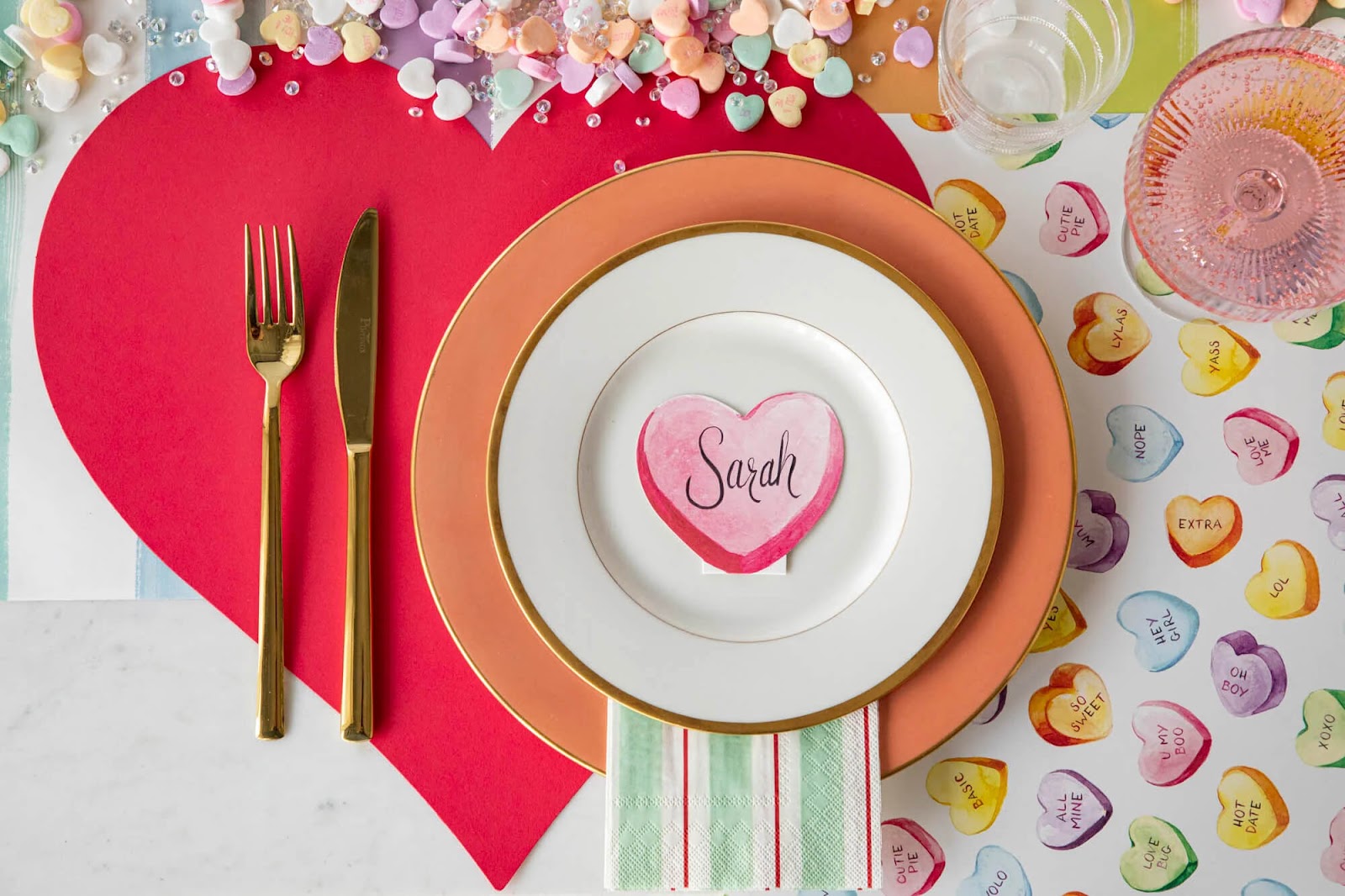 DIY Valentine Table Decorations