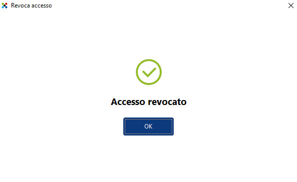 accesso revocato