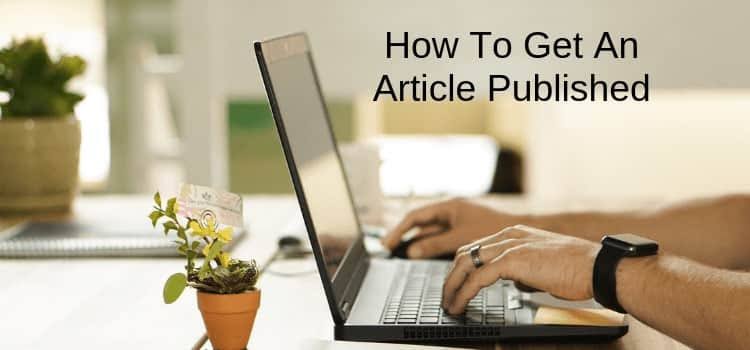 how to publish an article in a magazine