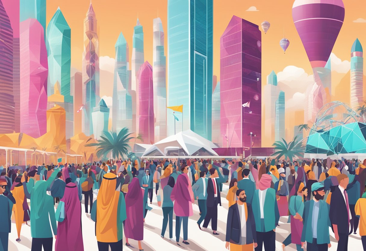 A bustling web summit in Qatar, with finance and sustainability themes, presents a world of challenges and opportunities