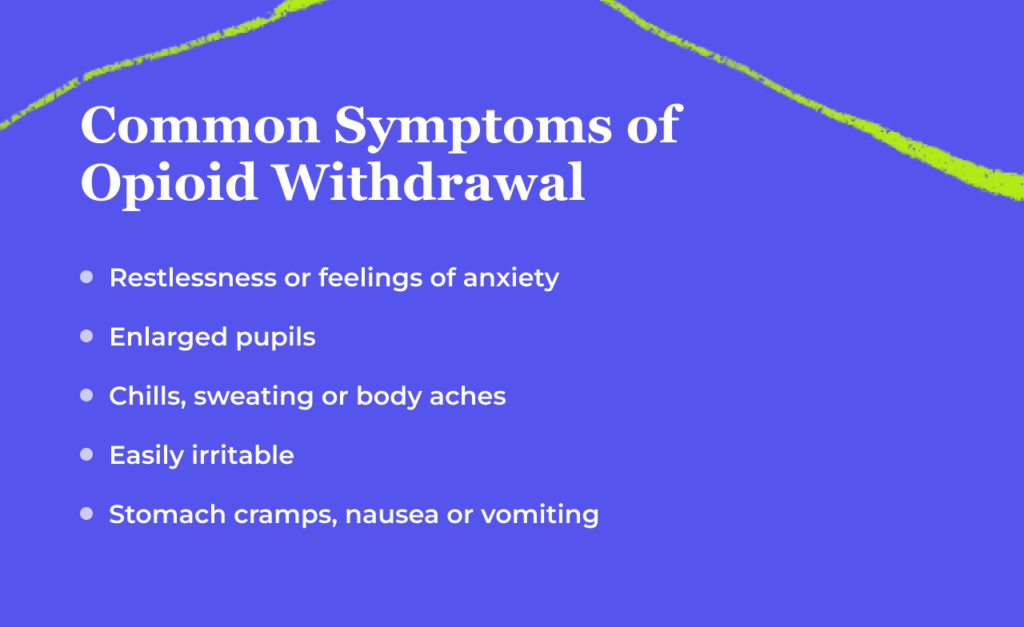 Common Symptoms of Opioid Withdrawal