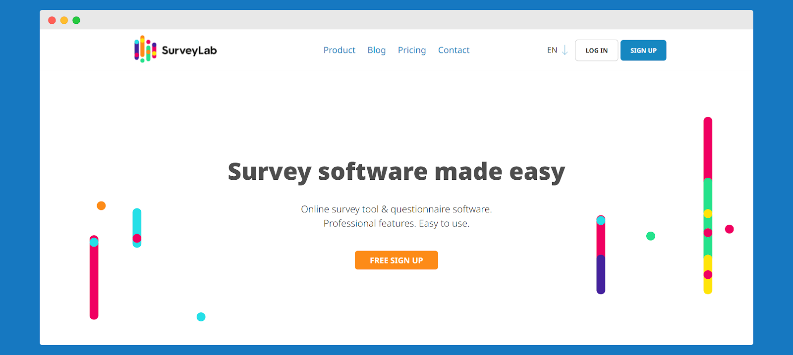 SurveyLav - a tool helping achieve average survey response rate
