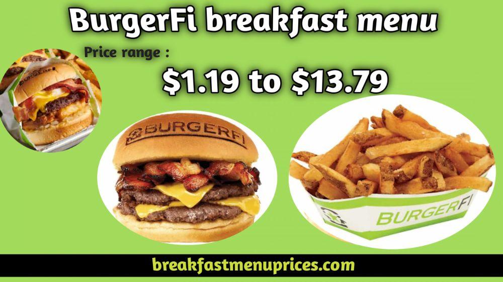 Burgerfi Breakfast Menu With Prices