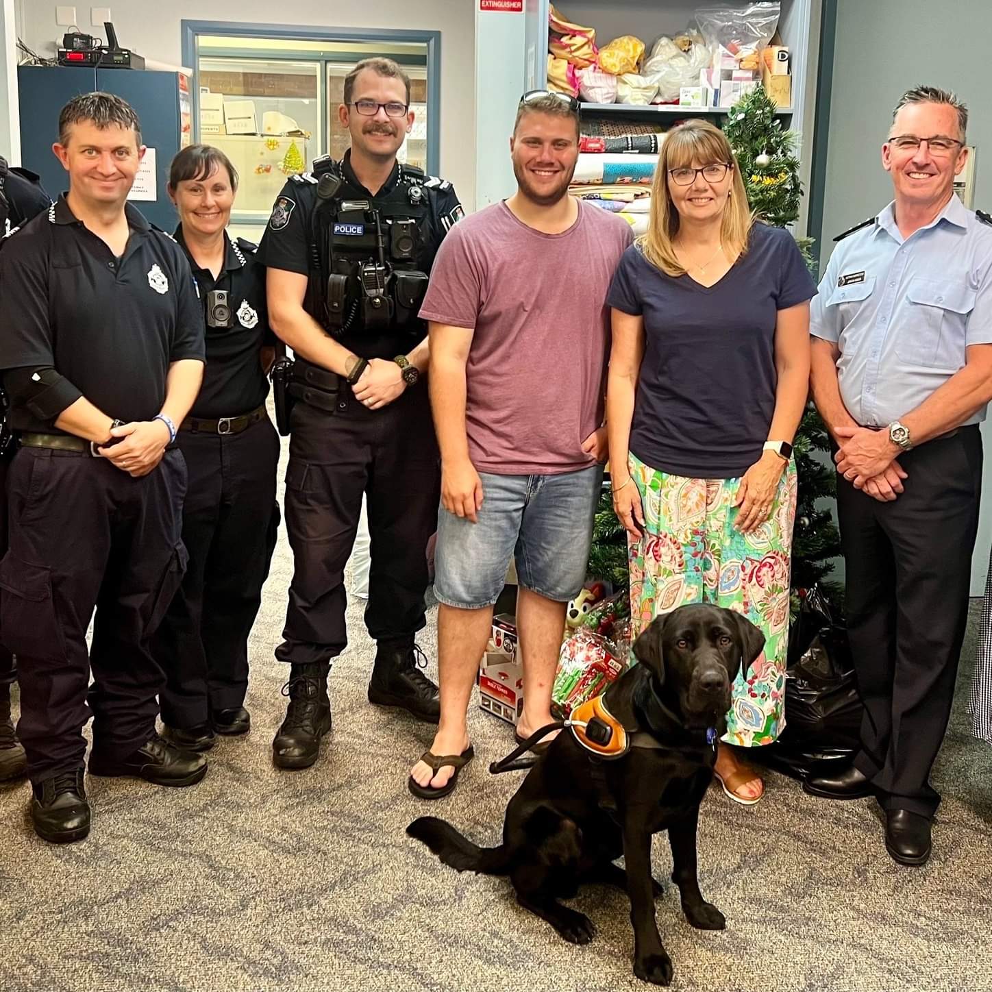 Puppy 'Davey' Named for Late Deception Bay Officer Nears Completion of(02)