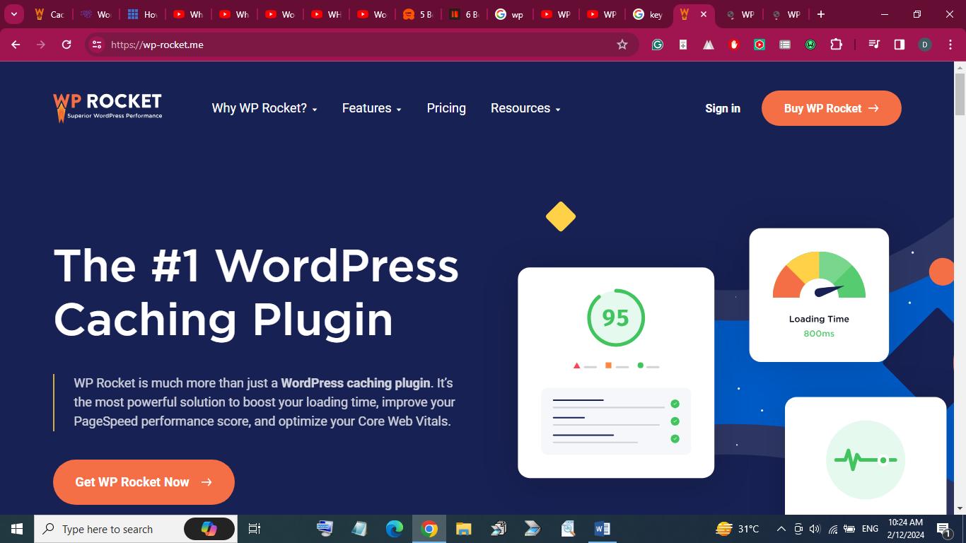 WP Rocket Best WordPress Caching Plugins