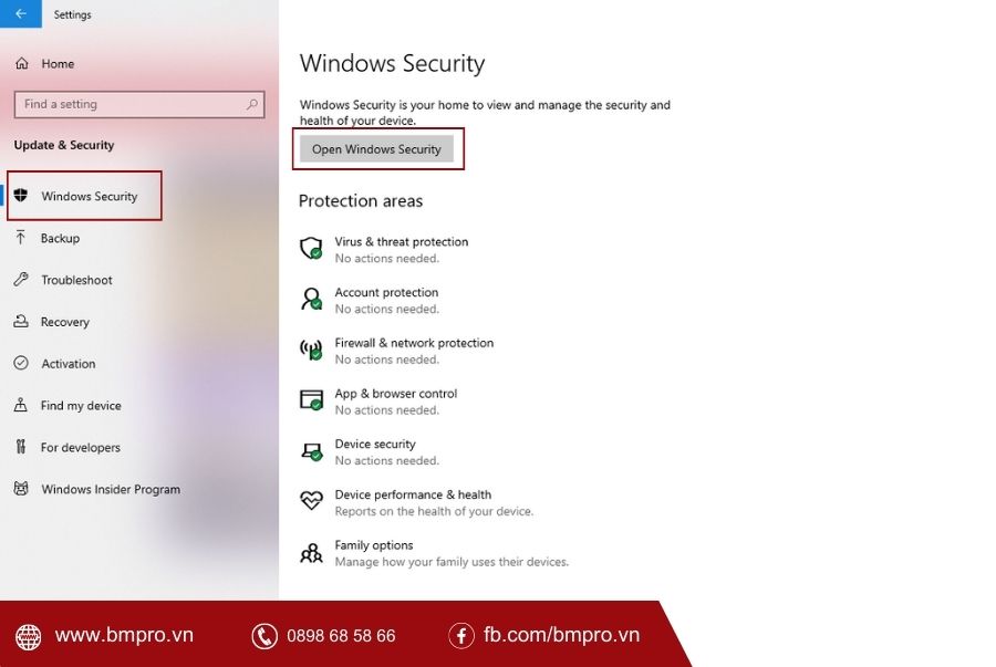 Hướng dẫn Diệt Virus trên máy tính bằng Windows Defender Antivirus