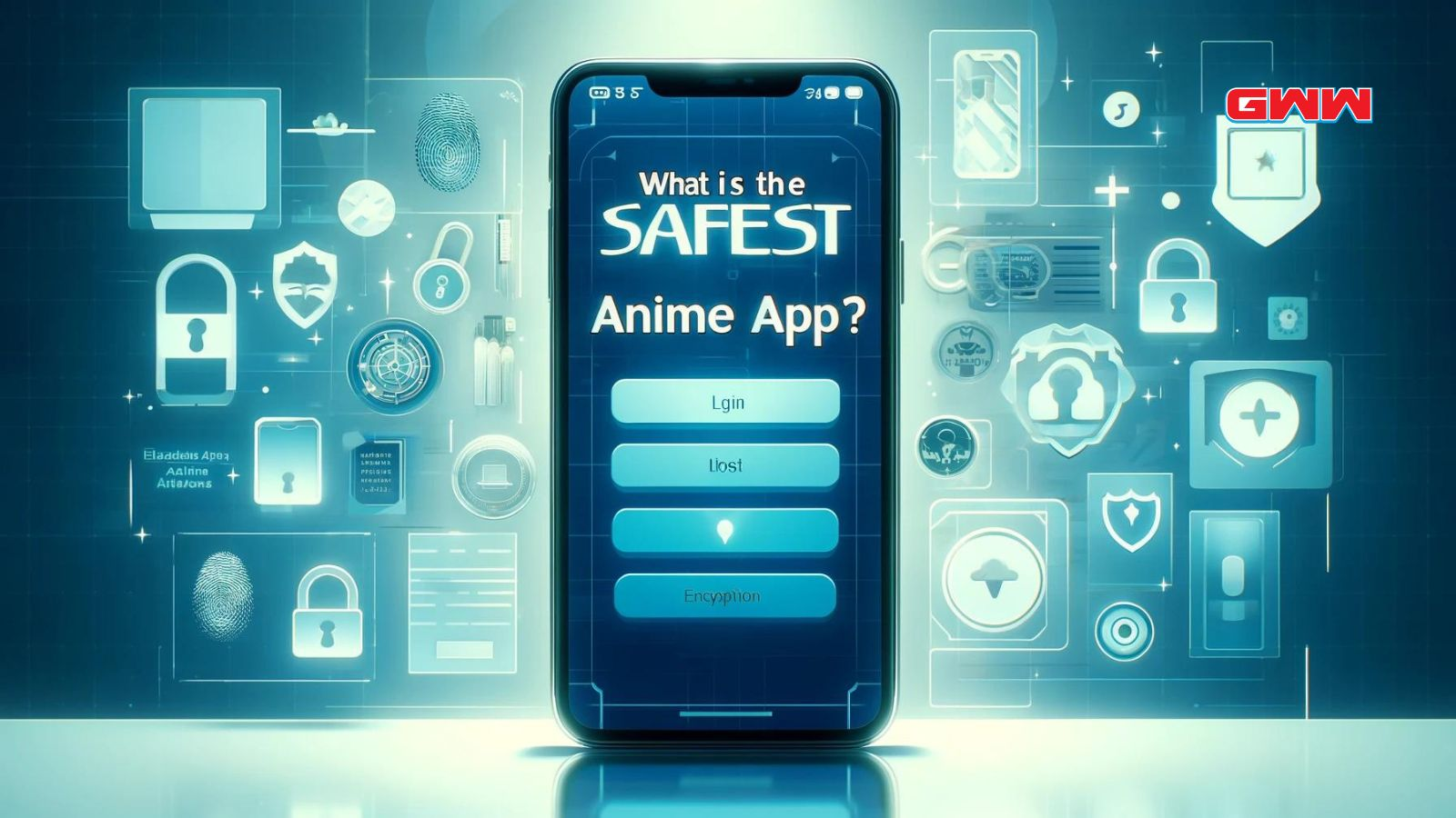 Secure login screen of an anime streaming app