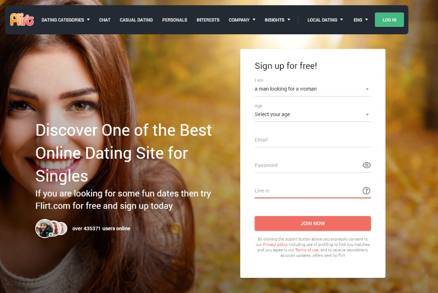 Flirt Dating Site Review 2024