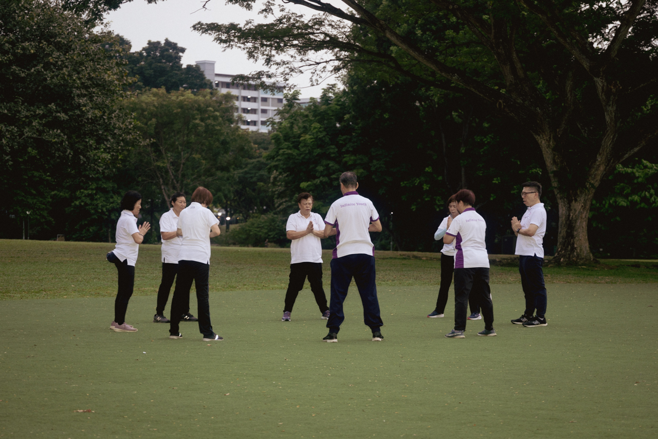 Infinite youth exercise group singapore energy