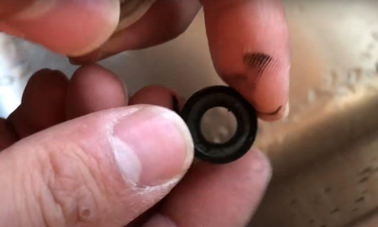 worn-out O-ring or washer