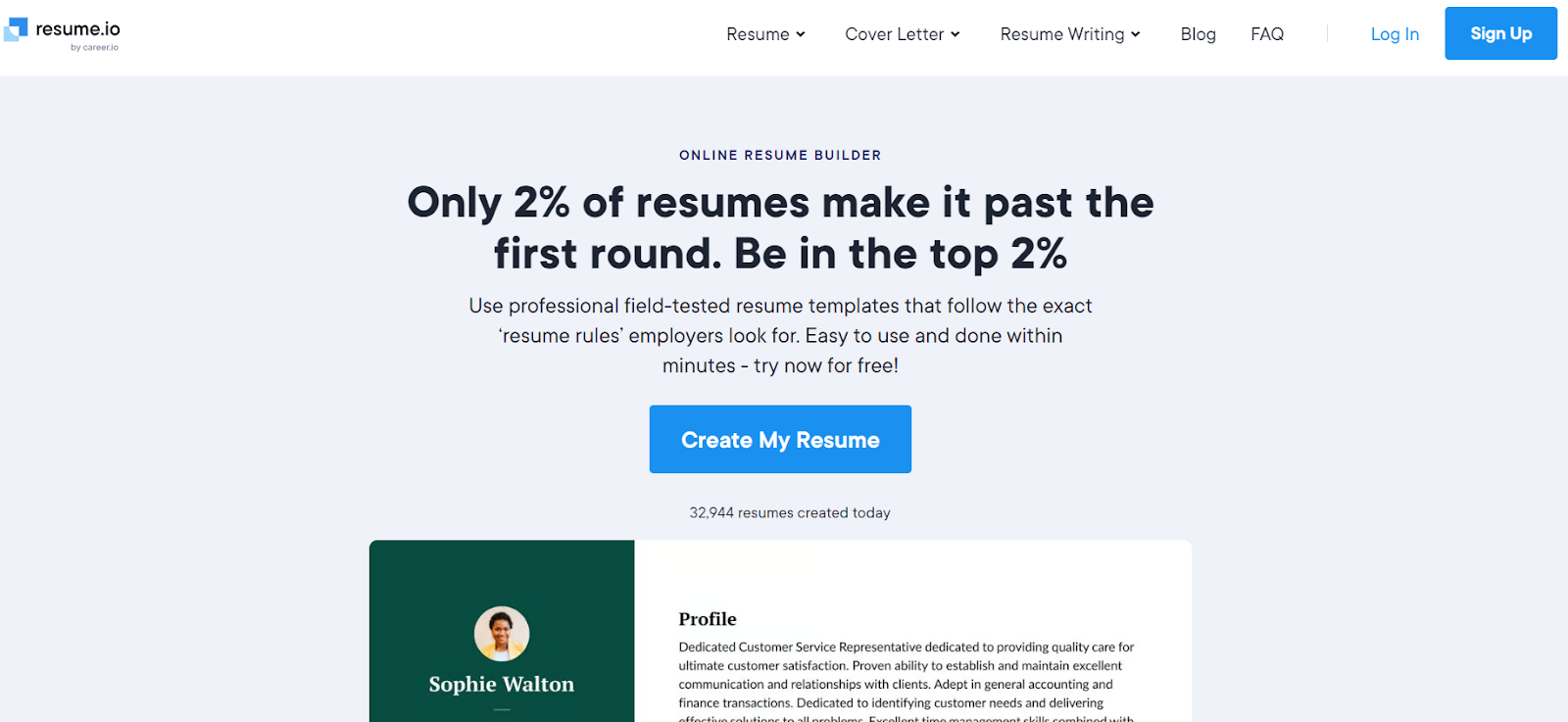 Best AI Resume Builder