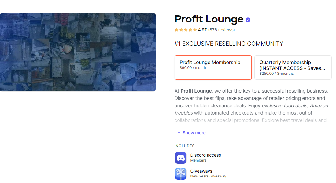 profit lounge