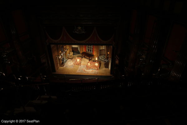 View from seat Upper Circle H13 at St Martin's Theatre in London for The Mousetrap