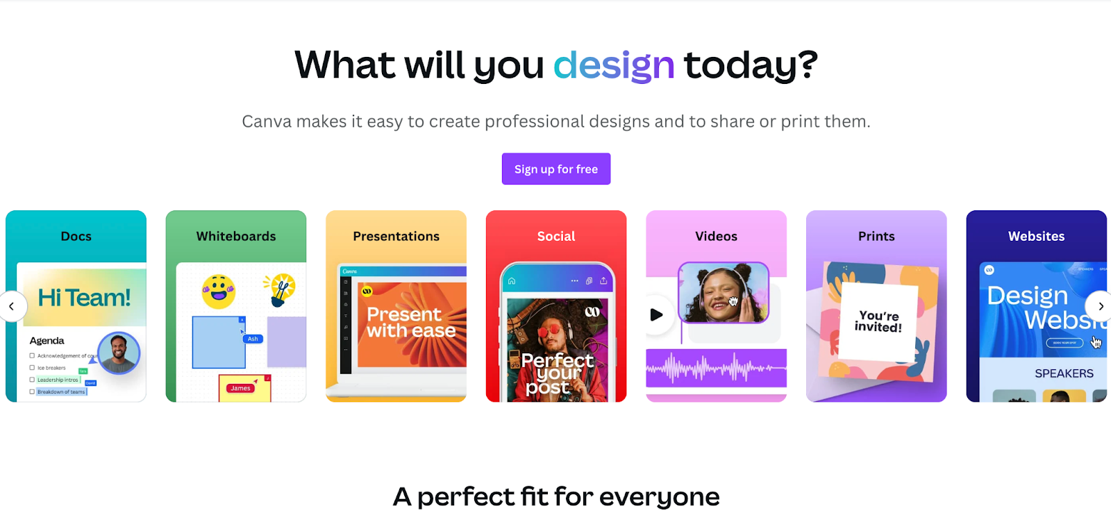 Canva: What will you design today?