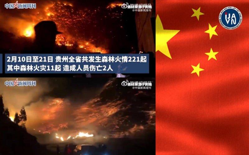 VNTB – Tại sao Trung Quốc ém tin cháy rừng ở Quý Châu?