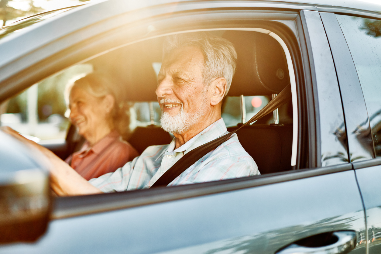 Senior Driving Car